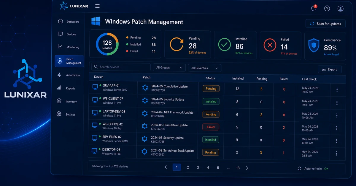 Gestión de parches de Windows: 5 señales para automatizar